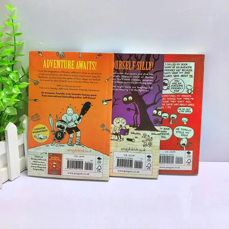 Diary Of An Awesome Friendly 3 Volumes English Books