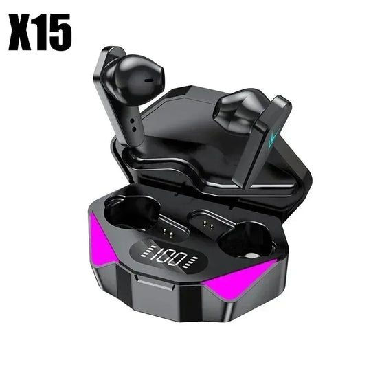 G Audio X15 TWS Bluetooth 5.0 Gaming Earbuds HiFi Stereo Wireless Earbuds with Built-In Microphone