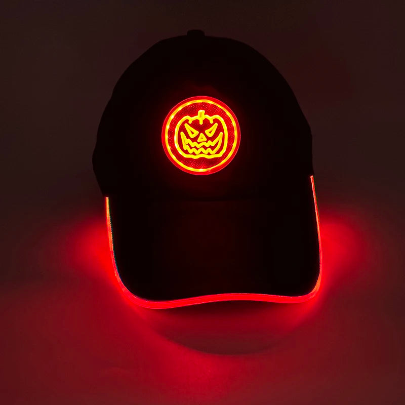 G Costume LED Light-Up Baseball Cap Flashing Adjustable Party, Festival &amp; Cosplay Hat