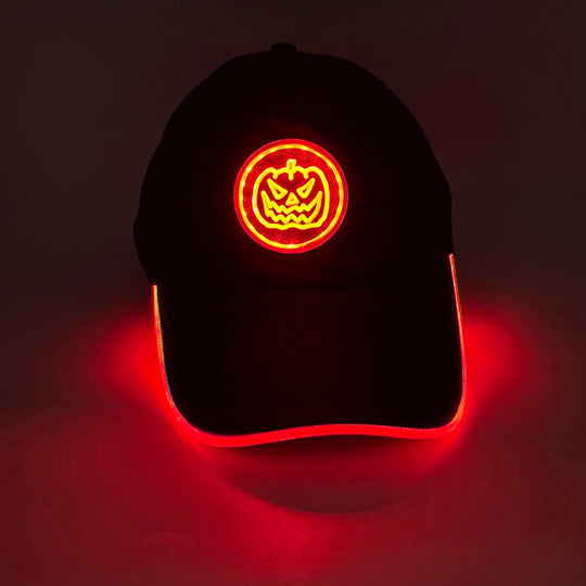 G Costume LED Light-Up Baseball Cap Flashing Adjustable Party, Festival &amp; Cosplay Hat