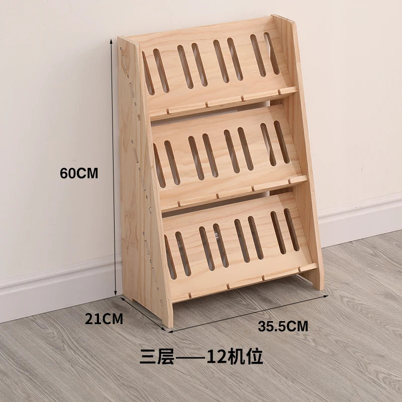 G Workspace Advanced Wooden Phone Stand with Charging Slot Desktop Mobile Holder for Streaming &amp; Desk Setup