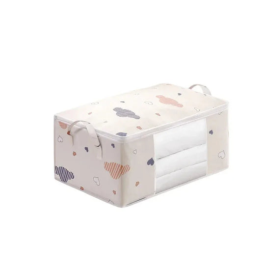 G Home Large Capacity Storage Bag with Handles Dustproof Non-Woven Closet &amp; Bedding Organizer