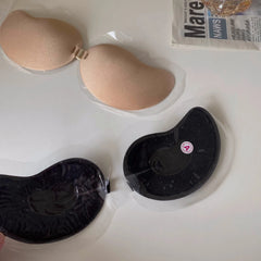 Women Invisible Push Up Bra Backless Strapless Bra Seamless Front Closure Bralette Underwear Women Self-Adhesive Silicone Sticky