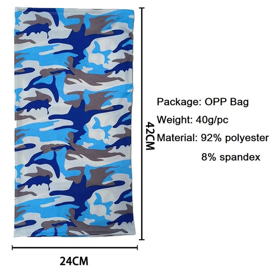G Active Multi-Function Neck Gaiter UV Protection Outdoor Face Scarf, Bandana &amp; Head Wrap
