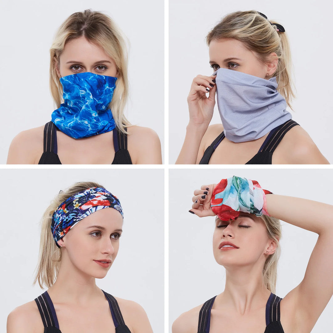 G Active Multi-Function Neck Gaiter UV Protection Outdoor Face Scarf, Bandana &amp; Head Wrap