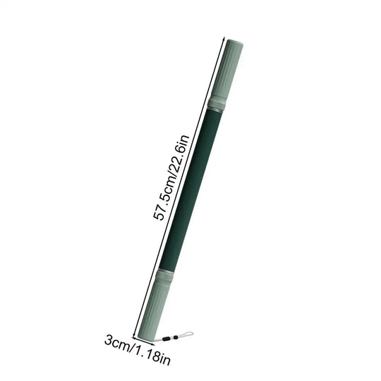 G Active Yoga Stretching Stick &amp; Massage Roller Ergonomic Fitness Tool for Home Workouts