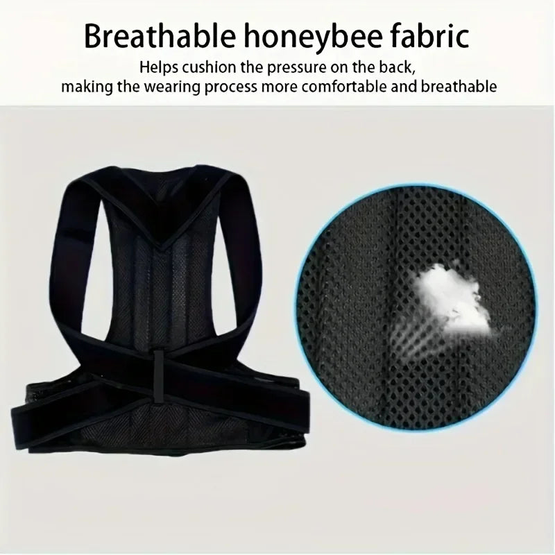 G Active Posture Corrector for Men &amp; Women Adjustable Back, Shoulder, Clavicle &amp; Spine Support Brace