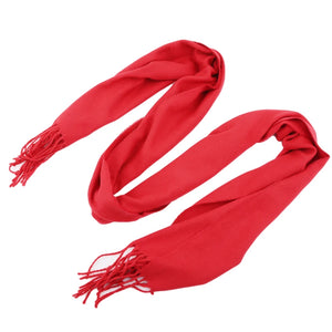 G Style Unisex Winter Wool Scarf Soft Long Tassel Warm Shawl
