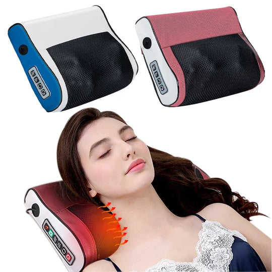 G Active Neck &amp; Shoulder Massager with Heat Adjustable Kneading Massage Pillow for Home Use