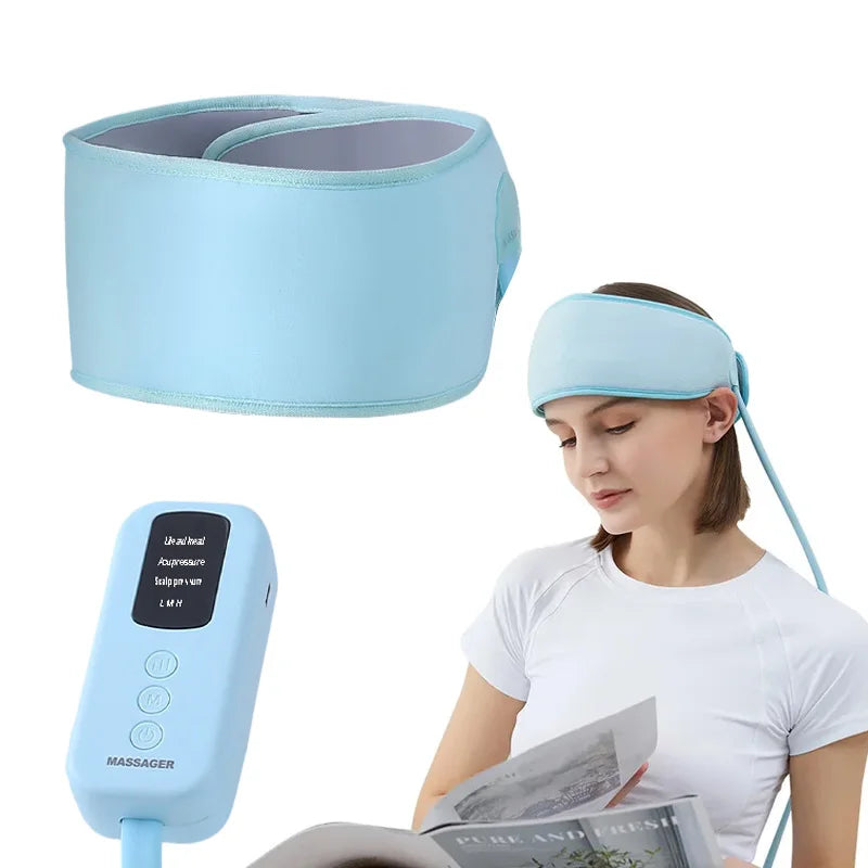 G Active Electric Head Massager Heated Air Compression Scalp Massage Device