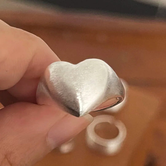 G Style 925 Sterling Silver Moon Ring Set Minimalist Couple Bands for Women