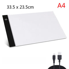 A3/A4/A5 Size Led Light Pad Eye Protection Easier for Diamond Painting Embroidery Sale Three Level Dimmable Painting Pad
