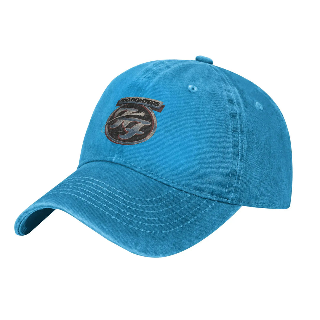 G Style Vintage Washed Denim Baseball Cap Adjustable Unisex Distressed Casual Hat