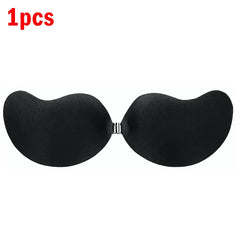 Women Invisible Push Up Bra Backless Strapless Bra Seamless Front Closure Bralette Underwear Women Self-Adhesive Silicone Sticky