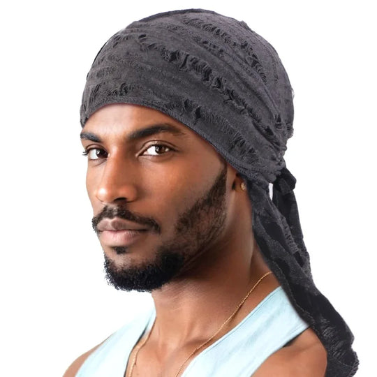 G Style Jersey Durag Unisex Extra Long Tail Head Wrap Cap for Everyday Wear