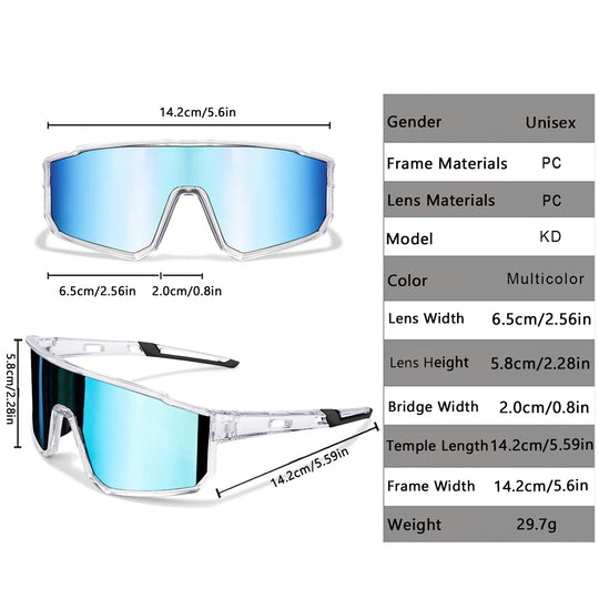 G Active Windproof Sport Sunglasses Unisex UV400 Fishing, Cycling &amp; Outdoor Eyewear