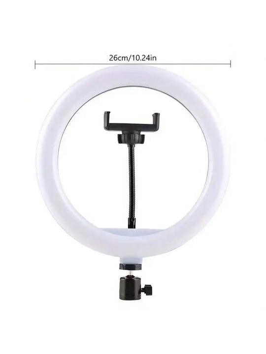 G Creator 10-Inch Dimmable LED Ring Light with Overhead Mount Stand for Content Creation &amp; Product Photography