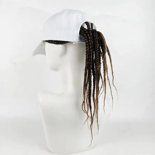 G Costume Baseball Cap with Dreadlock-Style Hair Unisex Hip Hop Costume &amp; Novelty Hat