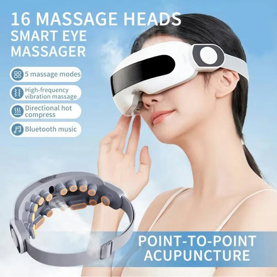 G Active Heated Eye Massager Vibration &amp; Warm Compress Eye Care Device