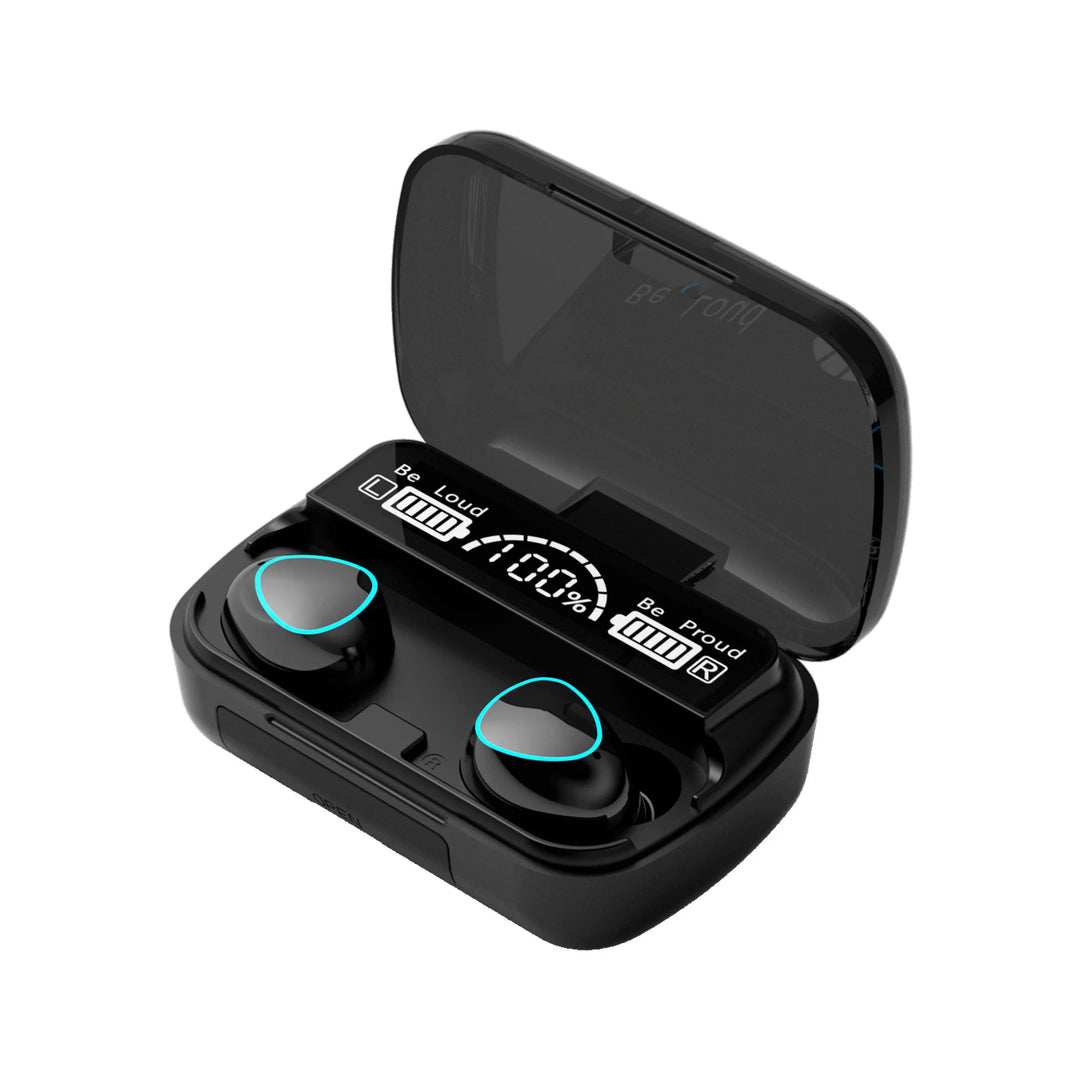 G Audio M10 Wireless Bluetooth Earbuds Stereo Earphones with Charging Case &amp; Portable Power Bank