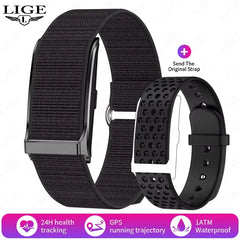 LIGE No Screen Smart Watch Heart Rate Blood Pressure Monitor  Men Women Smartwatch Pedometer Sports Tracker Electronic Bracelets