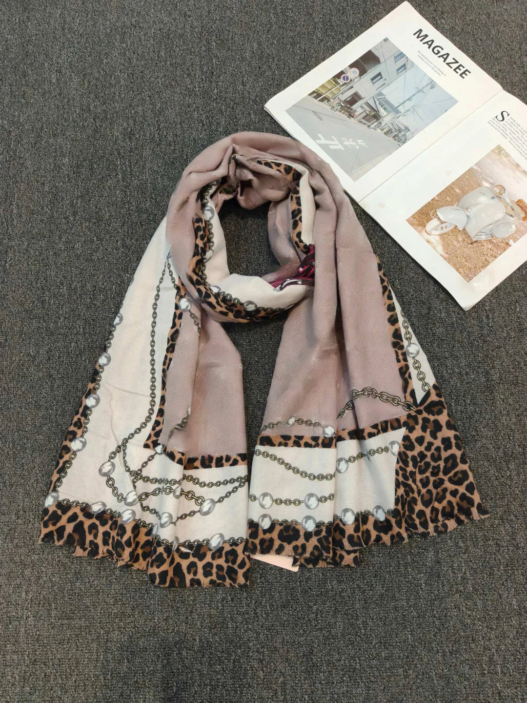 G Style European Print Scarf Soft Versatile Shawl &amp; Lightweight Fashion Wrap