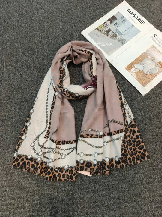 G Style European Print Scarf Soft Versatile Shawl &amp; Lightweight Fashion Wrap