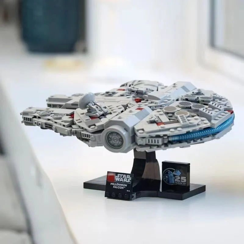 NEW TOY Star falconSpaceship Bricks Compatible 75375  Millennium Building Block Toys for Boys Gift for Kids Model gifts