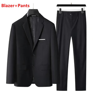 G Style Men's 3-Piece Business Suit  Slim Fit Blazer, Vest & Trousers for Weddings & Formal Events