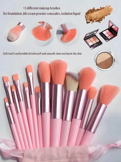 13 PCS/Lot Makeup Brushes Set Eye Shadow Foundation Women Cosmetic Powder Blush Blending Beauty Make Up Tool