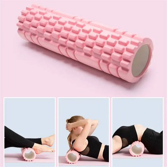 G Active 30cm High-Density Foam Roller Textured Massage Roller for Pilates, Yoga &amp; Fitness