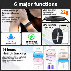 LIGE No Screen Smart Watch Heart Rate Blood Pressure Monitor  Men Women Smartwatch Pedometer Sports Tracker Electronic Bracelets
