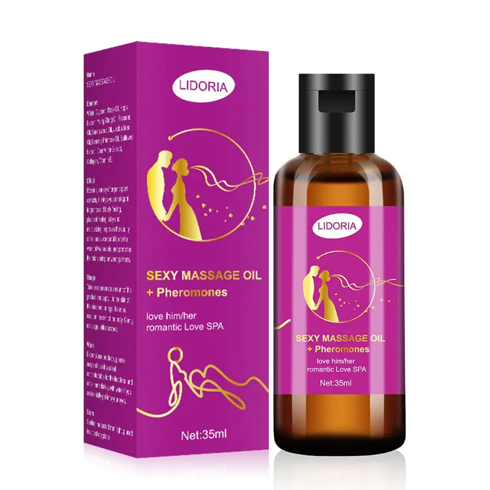 G Active Rose Body Massage Oil 35ml Natural Plant Massage Oil for Soft, Hydrated Skin