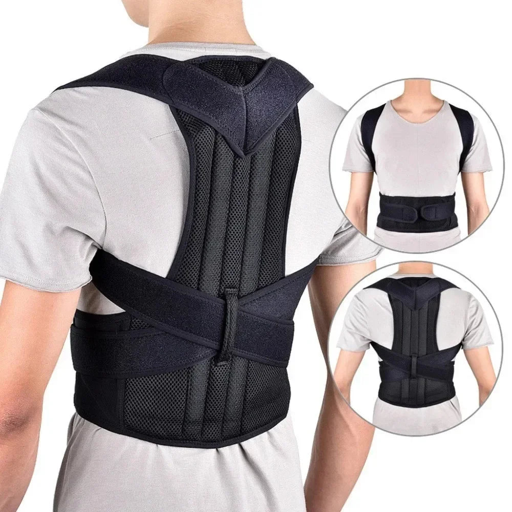 G Active Posture Corrector for Men &amp; Women Adjustable Back, Shoulder, Clavicle &amp; Spine Support Brace