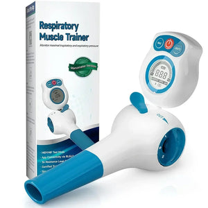 G Active Breathing Trainer with Digital Pressure Gauge Adjustable Inspiratory & Expiratory Respiratory Exercise Device