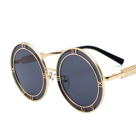 G Style Round Unisex Sunglasses UV400 Retro Fashion Eyewear