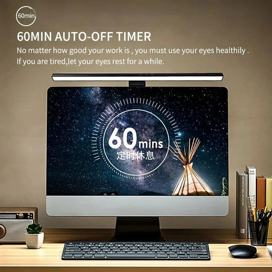 G Workspace LED Monitor Light Bar USB Powered Dimmable Screen Desk Lamp for Home &amp; Office