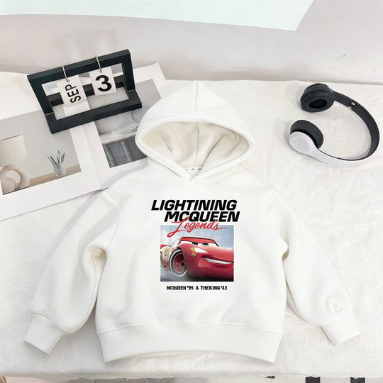 G Kids Cartoon Car Hoodie Long Sleeve Hooded Sweatshirt for Boys &amp; Girls