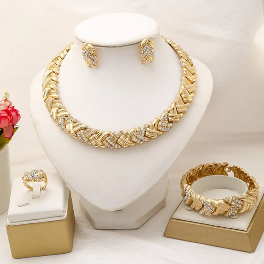 G Style 18K Gold-Plated Jewelry Set Women&