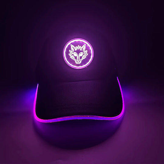 G Costume LED Light-Up Baseball Cap Flashing Adjustable Party, Festival &amp; Cosplay Hat