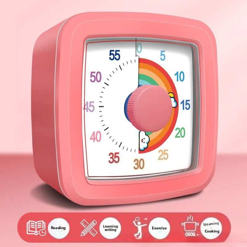 G Workspace 60-Minute Visual Countdown Timer Silent Timer for Kids, Classroom, Kitchen &amp; Home