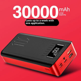 G Creator 30,000mAh Fast Charging Power Bank Portable Charger with Digital LED Display for Phones & Tablets