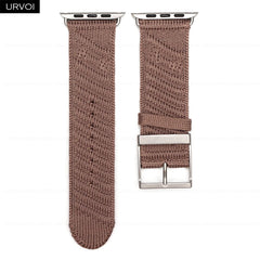 URVOI Strap for Apple Watch Ultra sporty En Mer band Bleu Nuit ocean waves pattern Polyamide custom buckle wristband for iWatch