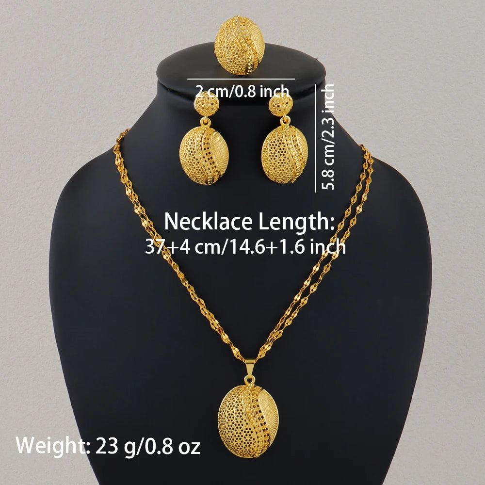 G Style Gold-Plated Jewelry Set Women&
