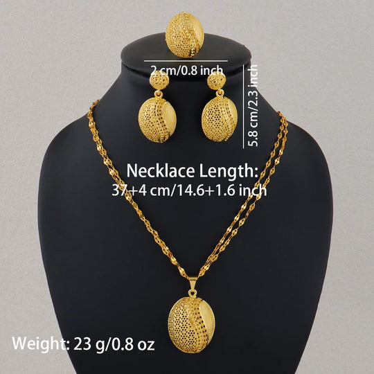 G Style Gold-Plated Jewelry Set Women&