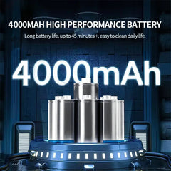 95000PA Car Vacuum Cleaner  Wireless Powerful Cleaning Machine Auto Robot Car Accessories Home Appliance Strong Suction As Gift