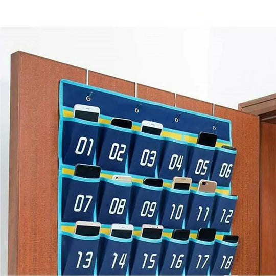 G Workspace Numbered Pocket Chart Over-the-Door Organizer Classroom &amp; Homeschool Storage Solution