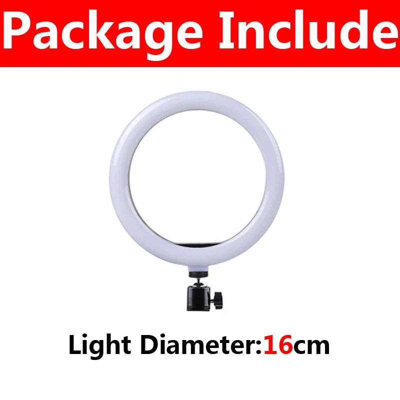 G Creator 10-Inch LED Ring Light with Phone Holder Dimmable Selfie Light for Content Creation &amp; Makeup