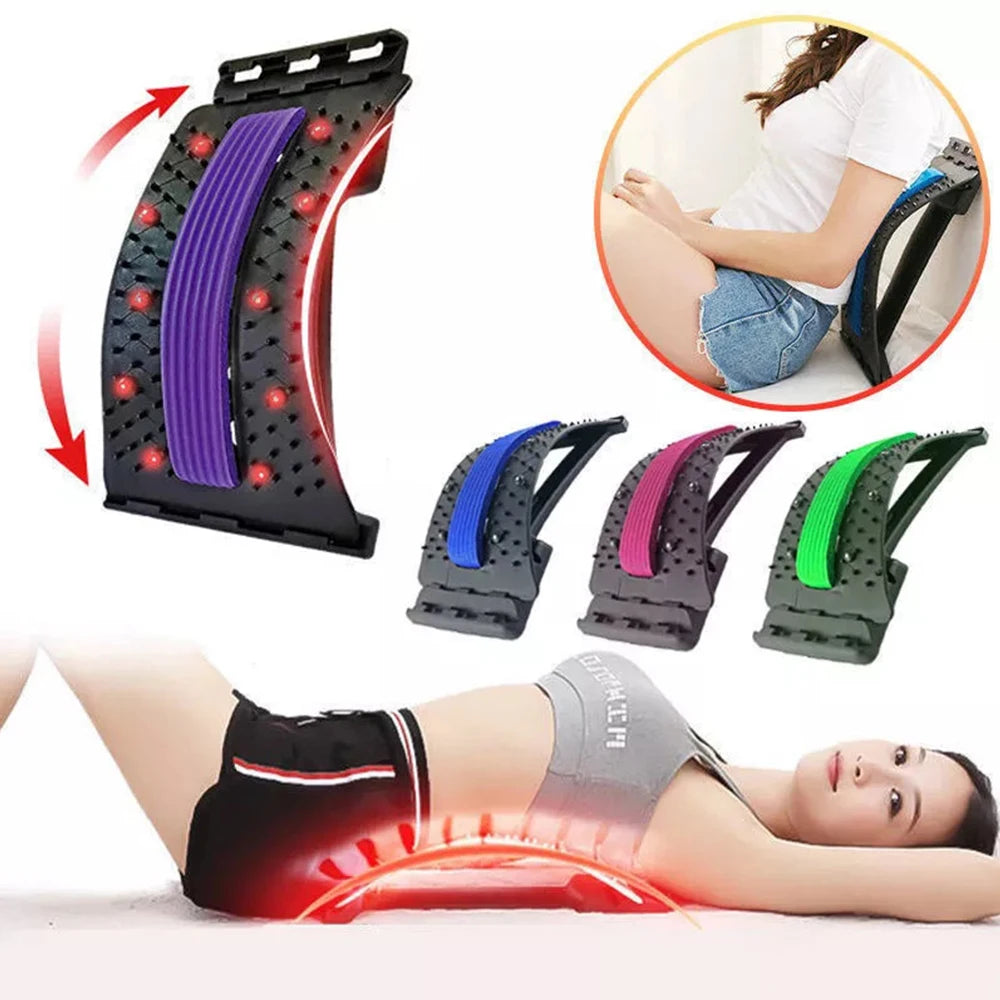 G Active Back Stretcher &amp; Lumbar Support Adjustable Spine Stretching &amp; Posture Support Device