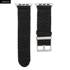 URVOI Strap for Apple Watch Ultra sporty En Mer band Bleu Nuit ocean waves pattern Polyamide custom buckle wristband for iWatch